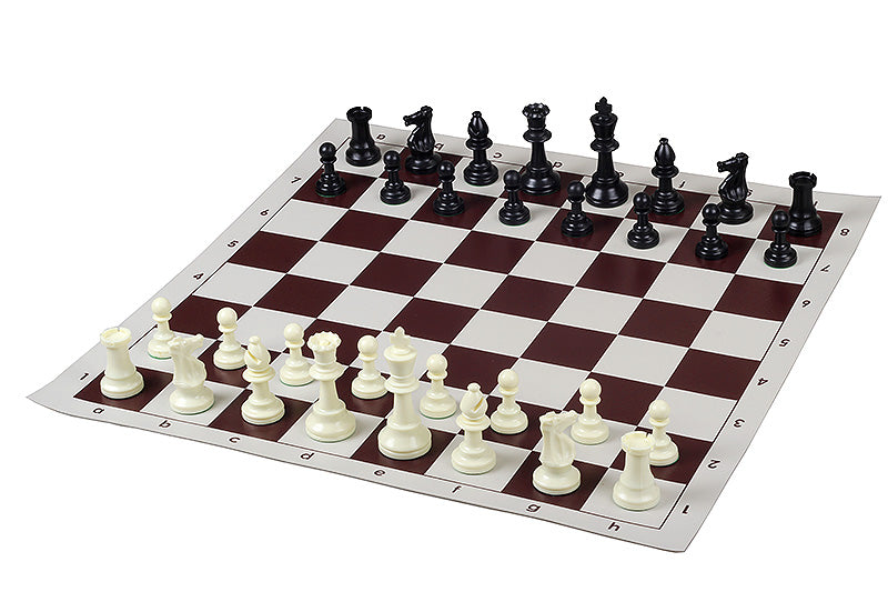 piezas de ajedrez Staunton nº 3, blanco/negro (rey 64 mm) - piezas de ajedrez Staunton nº 3, blanco/negro (rey 64 mm)