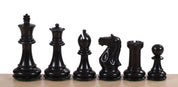 Oxford Ebonised 3,75'' chess pieces