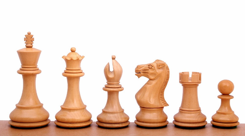 Stallion Knight Ebonised 3,75" chess pieces - 947b2e76a077da42bac236aeb7a2a4bb