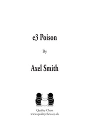 e3 Poison, de Axel Smith (tapa dura)