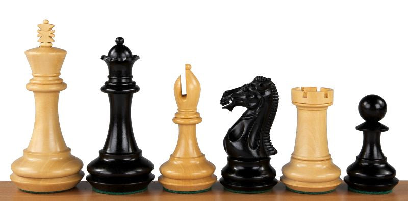 Piezas de ajedrez CHAMPFERED  SECOYA 4,25" - Piezas de ajedrez CHAMPFERED  SECOYA 4,25"