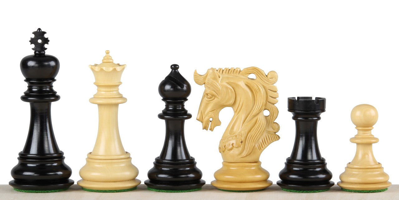 Elvis Ebenholz Schachfiguren 4,25 Zoll - Elvis Ebenholz Schachfiguren 4,25 Zoll