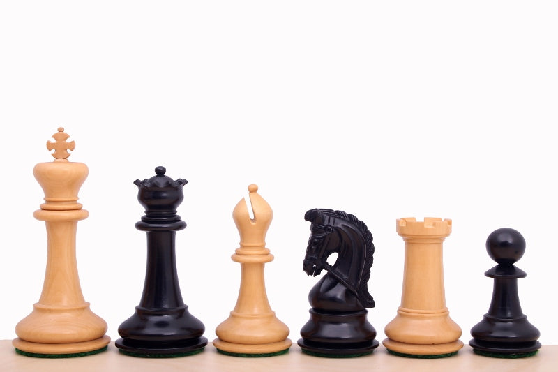 Sultan Ebonised 3,75" chess pieces - Sultan Ebonised 3,75" chess pieces