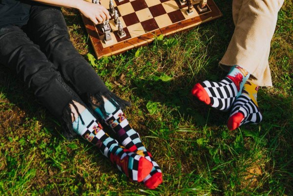 Skarpetki szachowe Rainbow Socks - rozmiar 47-50 - Skarpetki szachowe Rainbow Socks - rozmiar 47-50