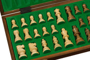 Juego de ajedrez de madera French de 3,75 pulgadas (cuadros de 58 mm)