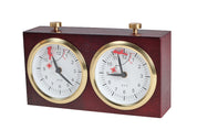 Wooden BHB chess clock without stand – DARK LARGE