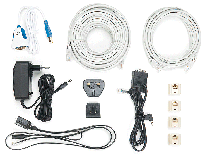 Zestaw kabli połączeniowych do pierwszej deski szachowej w systemie turniejowym (MINI USB) - Zestaw kabli połączeniowych do pierwszej deski szachowej w systemie turniejowym (MINI USB)
